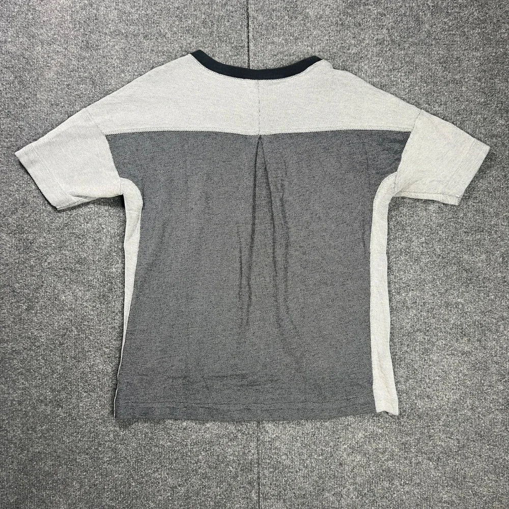 Nike Womens Small Rally Plus Crewneck Sportswear Tech Knit Short Sleeve Top Grey
